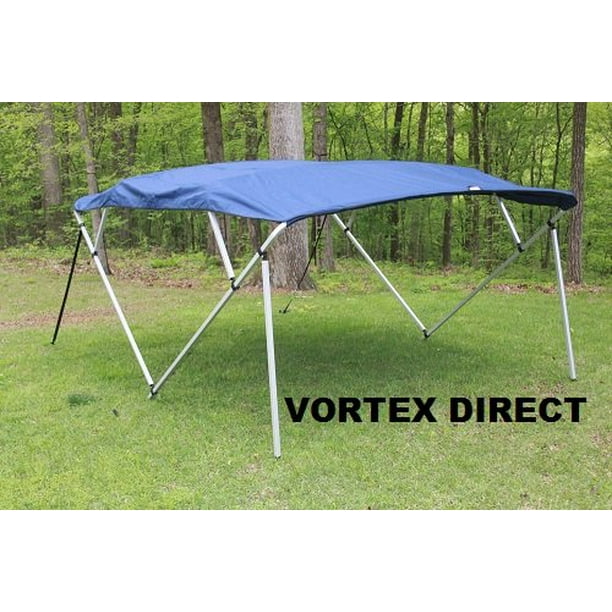 Complete Kit and Hardware 1 to 4 Business Day DELIVERY 79-84 Wide Frame Canopy Vortex New Teal//Aquamarine 4 Bow Bimini Top 8 Long 54 High